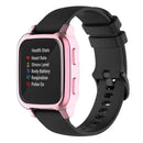 For Garmin Venu Sq / Venu Sq Music / Venu Sq 2 / Venu Sq 2 Music Soft TPU Watch Case Electroplate Edges Full Coverage Shockproof Bumper Protective Cover - Pink - 5