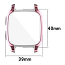 For Garmin Venu Sq / Venu Sq Music / Venu Sq 2 / Venu Sq 2 Music Soft TPU Watch Case Electroplate Edges Full Coverage Shockproof Bumper Protective Cover - Pink - 6