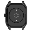For Huami Amazfit GTS 4 Hard PC Case with Tempered Glass Screen Protector Scratch Resistant Overall Protective Cover - Black - 5