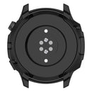 For Huami Amazfit GTR 4 46mm Rugged Protective Case Soft TPU Half Protective Bumper Frame Cover with Dial Plate - Black - 5