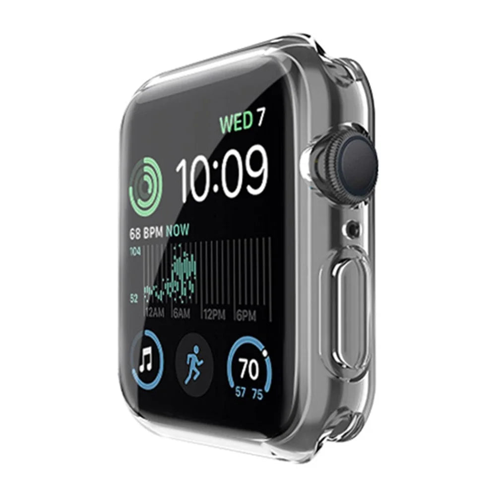 IMAK UX-3 Series for Apple Watch Series SE3 / SE2 / SE1 /  6 / 5 / 4 44mm Overall Protective Case Soft Transparent TPU Cover - 5