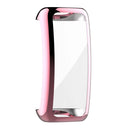 For Fitbit Inspire 3 Electroplating TPU Case with Screen Protector Scratch Resistant Smart Watch Case - Pink - 2