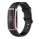 For Fitbit Inspire 3 Electroplating TPU Case with Screen Protector Scratch Resistant Smart Watch Case - Pink - 5