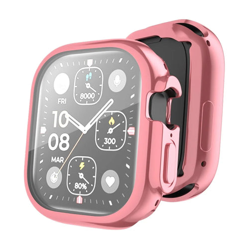 ENKAY HAT PRINCE For Apple Watch Ultra 3 / Ultra 2 / Ultra 49mm Electroplating TPU Watch Cover Full Protection Drop-Resistant Screen Protector Case - Pink - 1