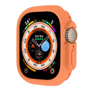 ENKAY HAT PRINCE For Apple Watch Ultra 3 / Ultra 2 / Ultra 49mm Soft TPU Watch Case Candy Color Hollow-out Protective Impact Resistant Frame Shell - Orange - 1