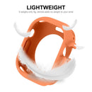 ENKAY HAT PRINCE For Apple Watch Ultra 3 / Ultra 2 / Ultra 49mm Soft TPU Watch Case Candy Color Hollow-out Protective Impact Resistant Frame Shell - Orange - 4
