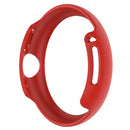 For Google Pixel Watch 2 / Pixel Watch Half Cover Hard PC Watch Case Anti-scratch Hollow Protective Cover Frame - Red - 3