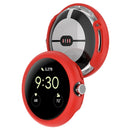 For Google Pixel Watch 2 / Pixel Watch Half Cover Hard PC Watch Case Anti-scratch Hollow Protective Cover Frame - Red - 7