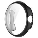 For Google Pixel Watch 2 / Pixel Watch Electroplating TPU Case Screen Protector Full Protection Anti-drop Protective Watch Cover - Black - 2