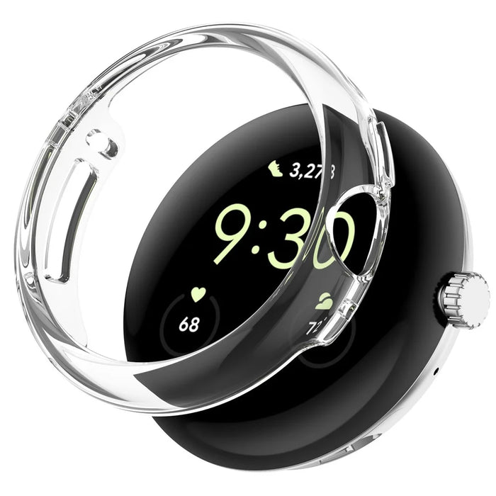 For Google Pixel Watch 2 / Pixel Watch Hard PC Watch Case Half Cover Hollow Anti-scratch Protective Shell - 4