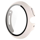 For Google Pixel Watch 2 / Pixel Watch Hard PC Clear Watch Case Full Coverage Shockproof Cover with Tempered Glass Screen Protector - White - 2