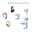 JYS Universal Game Controller Remote Control Holder Wall Mount Storage Rack Gamepad Headset Hanger Shelf - White - 3