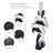 JYS Universal Game Controller Remote Control Holder Wall Mount Storage Rack Gamepad Headset Hanger Shelf - White - 5