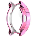 For Huami Amazfit GTR 4 46mm All-inclusive Watch Protective Cover Soft TPU Scratch Resistant Electroplating Case - Pink - 3