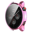 For Huami Amazfit GTR 4 46mm All-inclusive Watch Protective Cover Soft TPU Scratch Resistant Electroplating Case - Pink - 4