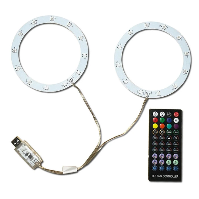 KLFP003 Pickup Function LED Strip Lights for PS5 Game Console RGB Strip Light with Remote Control Support 3 Control Modes - 1