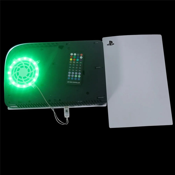 KLFP003 Pickup Function LED Strip Lights for PS5 Game Console RGB Strip Light with Remote Control Support 3 Control Modes - 3