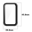 For Huami Amazfit Band 7 Hard PC Watch Case Anti-scratch Protective Cover with Tempered Glass Screen Protector - Green - 3