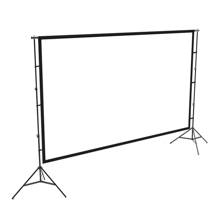 100-Inch Outdoor Photo Video Studio Adjustable Milk Silk White Background Backdrop Support System Tripod Stand 220x125CM - 1