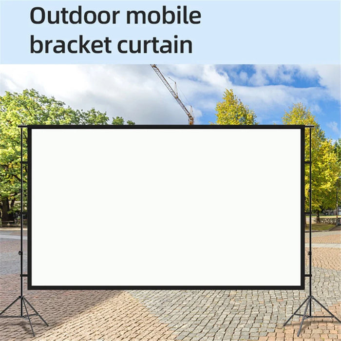 100-Inch Outdoor Photo Video Studio Adjustable Milk Silk White Background Backdrop Support System Tripod Stand 220x125CM - 2