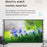 100-Inch Outdoor Photo Video Studio Adjustable Milk Silk White Background Backdrop Support System Tripod Stand 220x125CM - 4