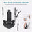 JY-HC2 For Oculus Quest 2 VR Glasses Headband Adjustable Head Strap with 8000mAh Battery - Black - 3