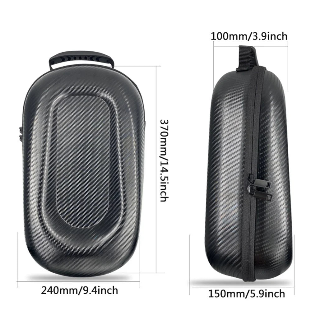 For Oculus Quest 2 VR Travel Carrying Case Hard Organizer Storage Bag Virtual Reality Headset Pouch - Carbon Fiber Texture - 7