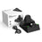 DSS-100 Type-C Charger Stand Charging Dock Station Display Holder Game Accessories for Nintendo Switch / Switch OLED / Switch Lite Game Controller - Black - 1
