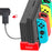 IPEGA For Nintendo Switch JoyCon 4 Slots Charging Dock Station Game Controller Charger with Indicator - Black / Red - 3