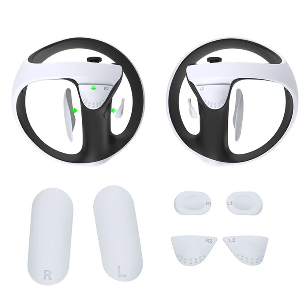 DOBE TP5-2512 Silicone Protective Pad Cover Set for PS VR2 Handle Sleeves Controller Skin Grip - 3