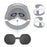 PGTECH GP-513 For PS VR2 Headset Lens Protective Case Dust Proof Silicone Lens Cover - 2