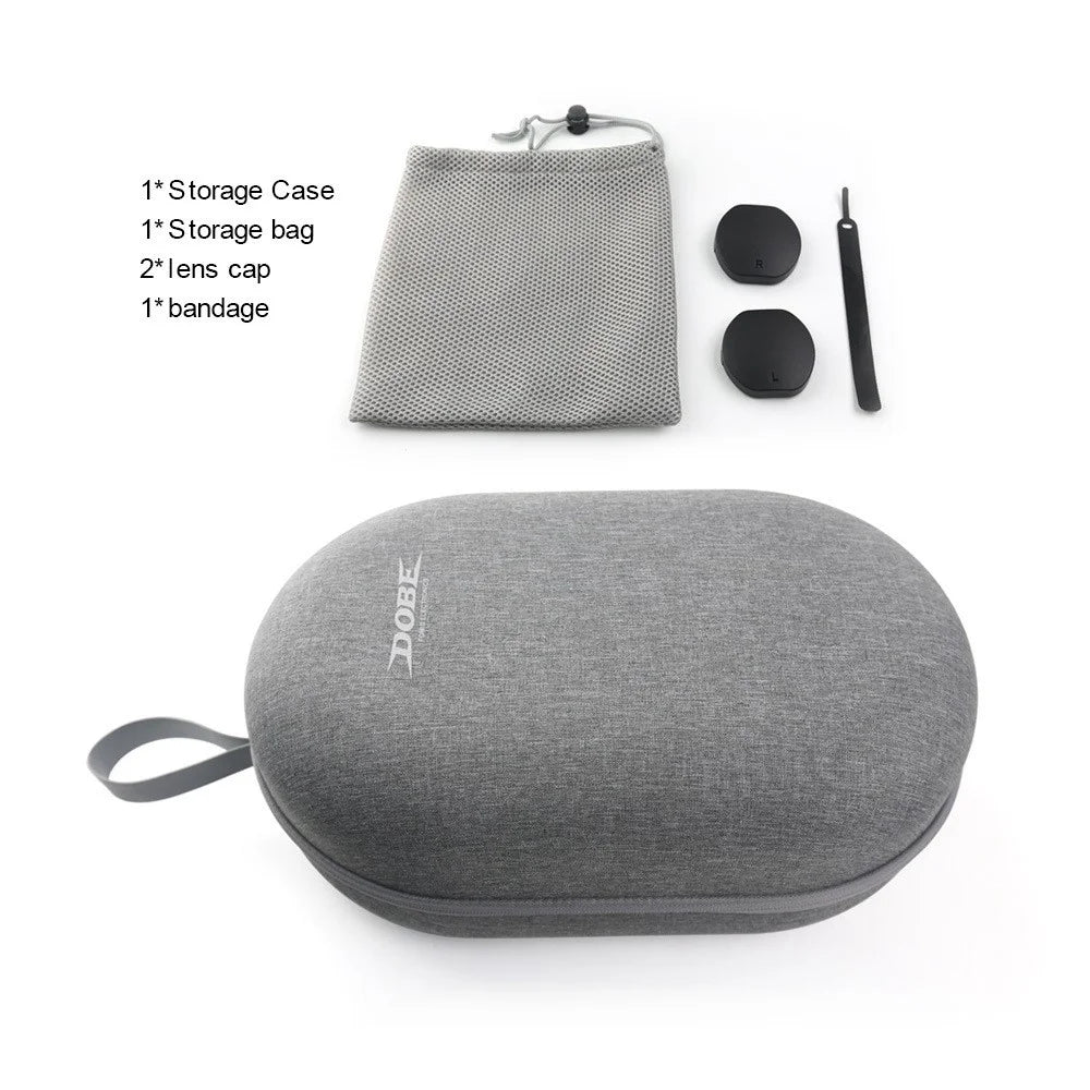 DOBE TP5-2521 For PS VR2 Carrying Case Hard EVA Storage Bag VR Headset Travel Protective Box - 7
