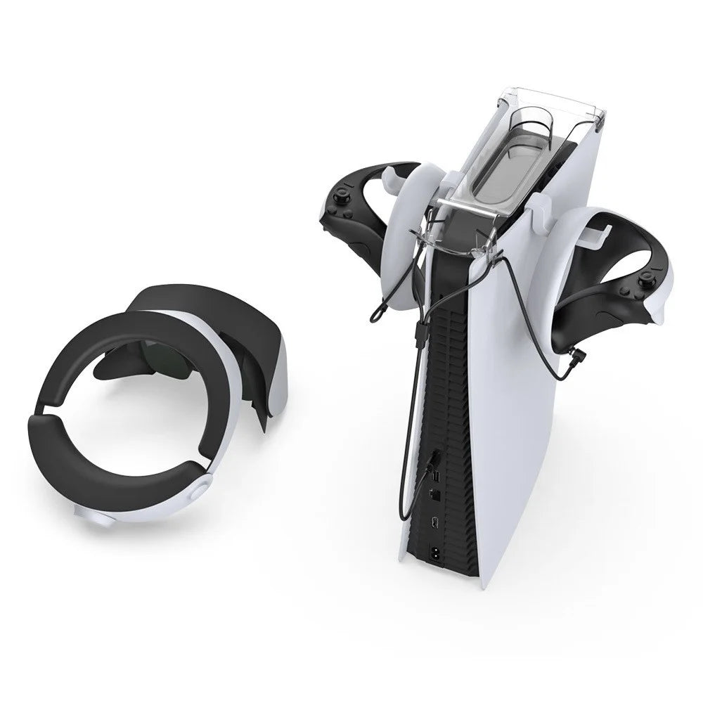 DOBE TP5-2523 For PS5 / VR2 VR Handle Bracket Headphone Hanger with 2-in-1 Type-C Charging Cable - 3