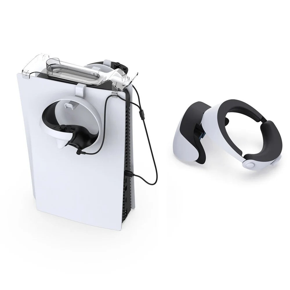 DOBE TP5-2523 For PS5 / VR2 VR Handle Bracket Headphone Hanger with 2-in-1 Type-C Charging Cable - 5