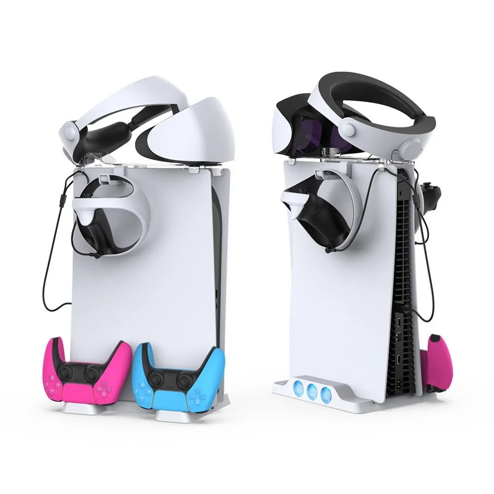 DOBE TP5-2523 For PS5 / VR2 VR Handle Bracket Headphone Hanger with 2-in-1 Type-C Charging Cable - 6