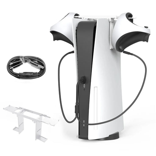 JYS JYS-P5160 For PS5 Game Controller Hanger Holder and Charging Cable Kit for PS VR2 Accessories - 1