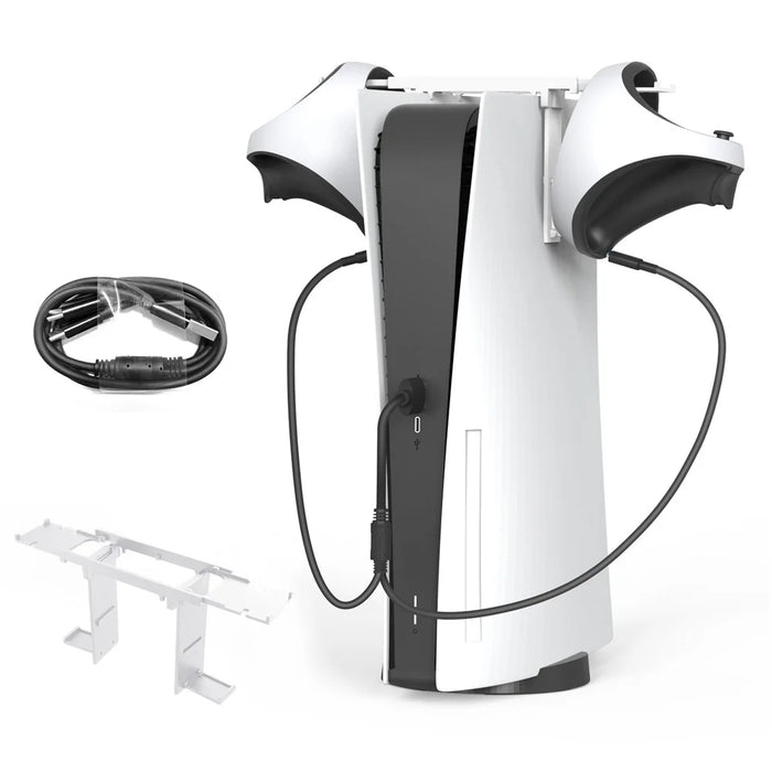 JYS JYS-P5160 For PS5 Game Controller Hanger Holder and Charging Cable Kit for PS VR2 Accessories - 1