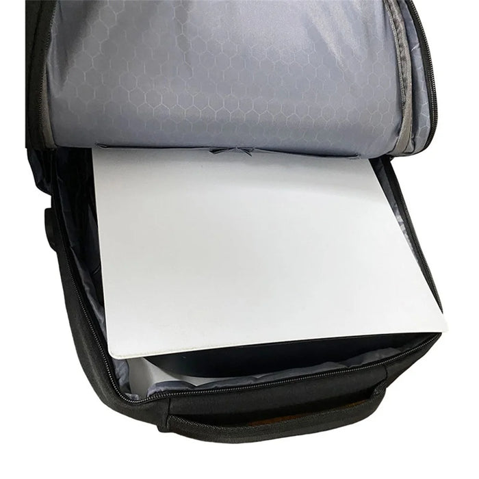 For Sony PS5 Game Console Portable Travel Carrying Bag Shockproof Oxford Cloth Backpack - 4