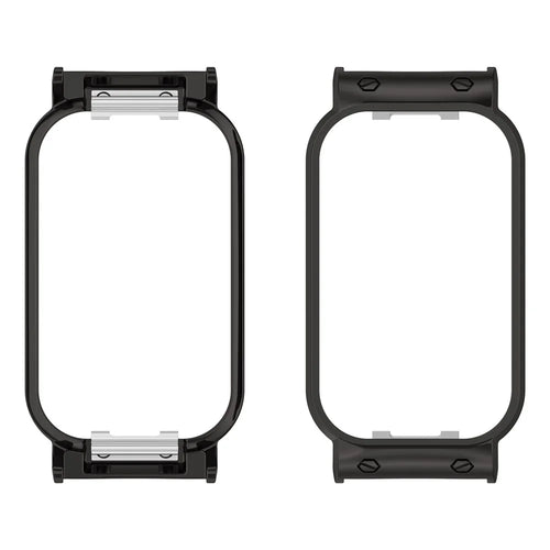 Metal Watch Case for Xiaomi Redmi Band 2 18mm Protective Cover Frame Guard - Black - 1