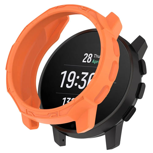 For SUUNTO 9 Peak / 9 Peak Pro Anti-drop Watch Case TPU Protective Frame - Orange - 1
