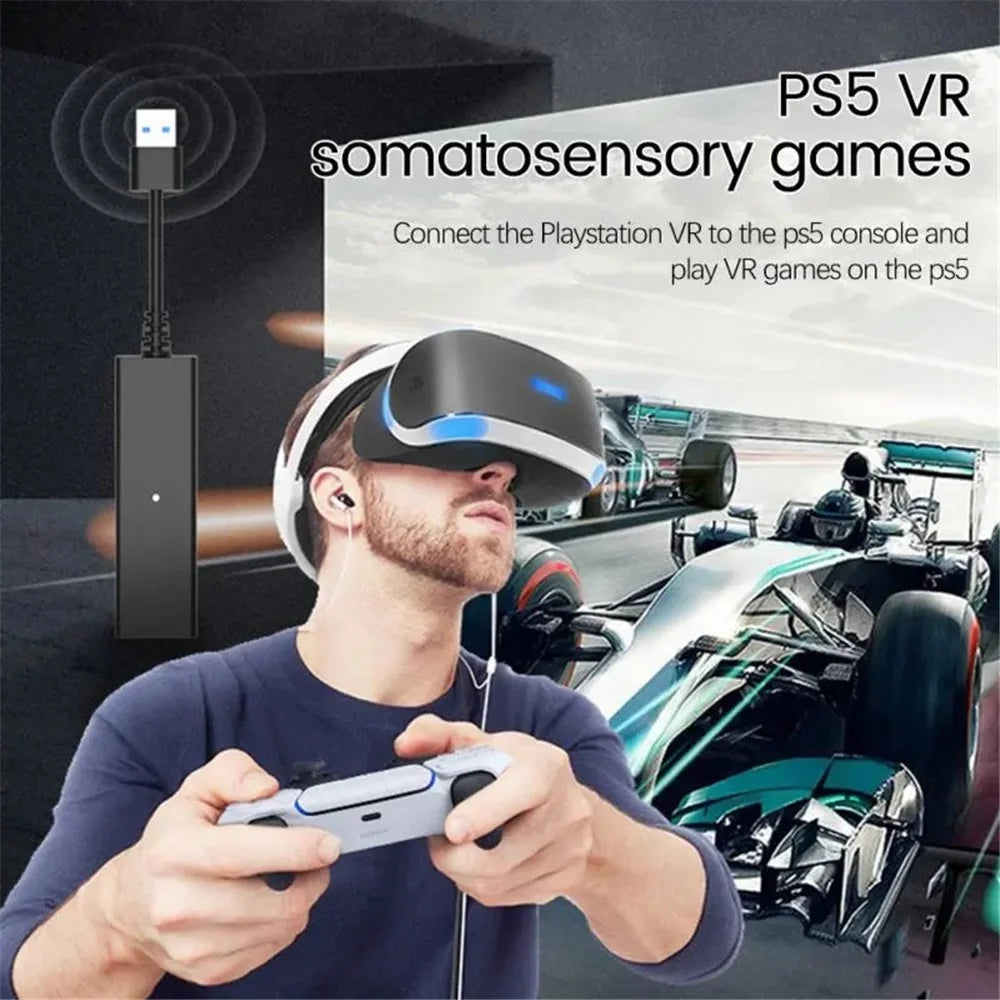 AOLION ALP503301 For PS5 Game Console VR Adapter VR Glasses Converter Cable - 4