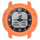 For Garmin Instinct Crossover Soft TPU Watch Case Hollow Shockproof Bumper Frame Cover - Orange - 4