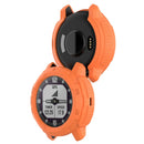For Garmin Instinct Crossover Soft TPU Watch Case Hollow Shockproof Bumper Frame Cover - Orange - 7
