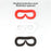 Silicone Protective Sleeve for Huawei VR Glasses Anti-scratch Cover Replacement Part - Red - 3