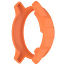 For Garmin vivomove Trend Drop-proof TPU Watch Case Hollow Bumper Frame Cover - Orange - 3