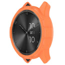 For Garmin vivomove Trend Drop-proof TPU Watch Case Hollow Bumper Frame Cover - Orange - 4
