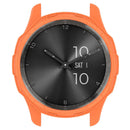 For Garmin vivomove Trend Drop-proof TPU Watch Case Hollow Bumper Frame Cover - Orange - 6