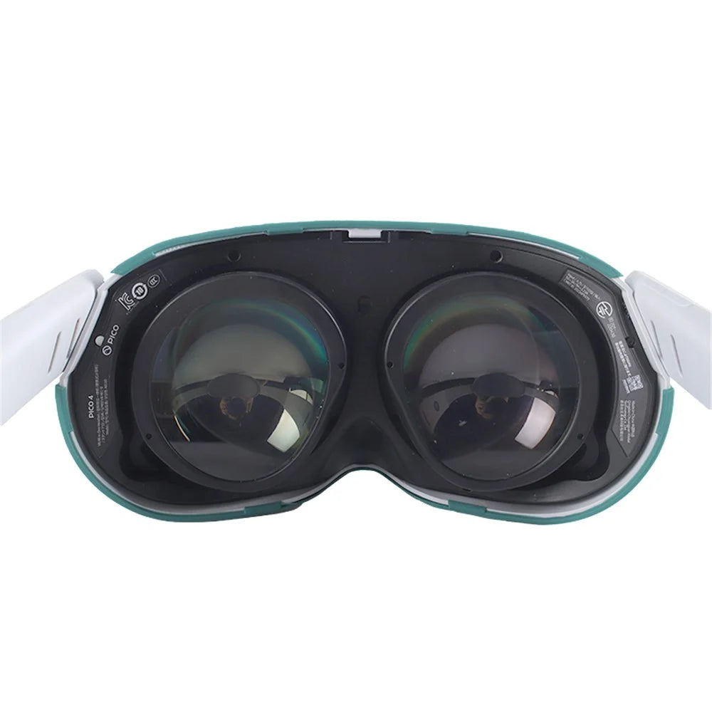 For Pico 4 Case Replacement Face Pad Silicone Eye Cover VR Glasses Mask Cover Accessory - Green - 3