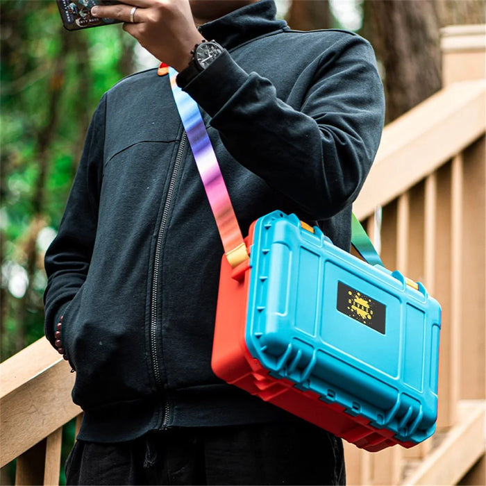 DEVASO Nylon Shoulder Strap Quick Release for Nintendo Switch Game Console Handbag Storage Bag Protection Case - Multi-color - 6