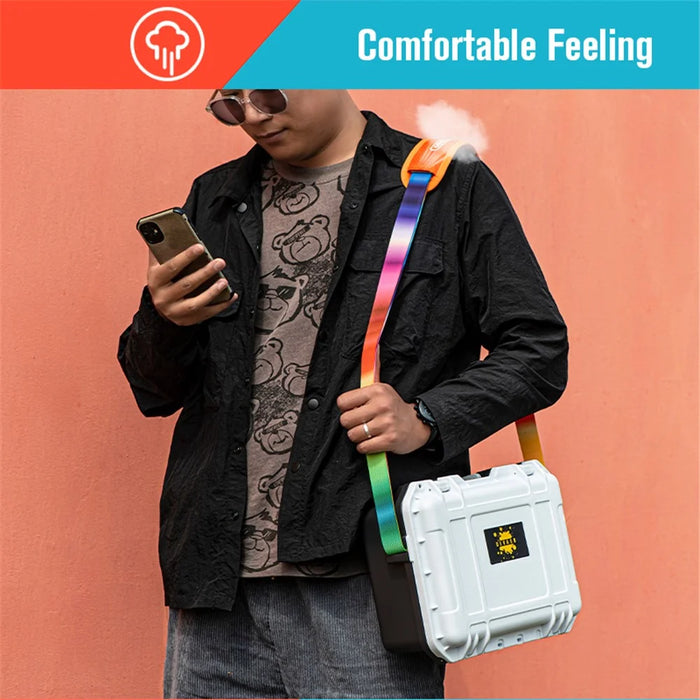 DEVASO Nylon Shoulder Strap Quick Release for Nintendo Switch Game Console Handbag Storage Bag Protection Case - Multi-color - 7